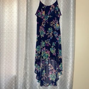 Arizona Jeans floral high and low dress
